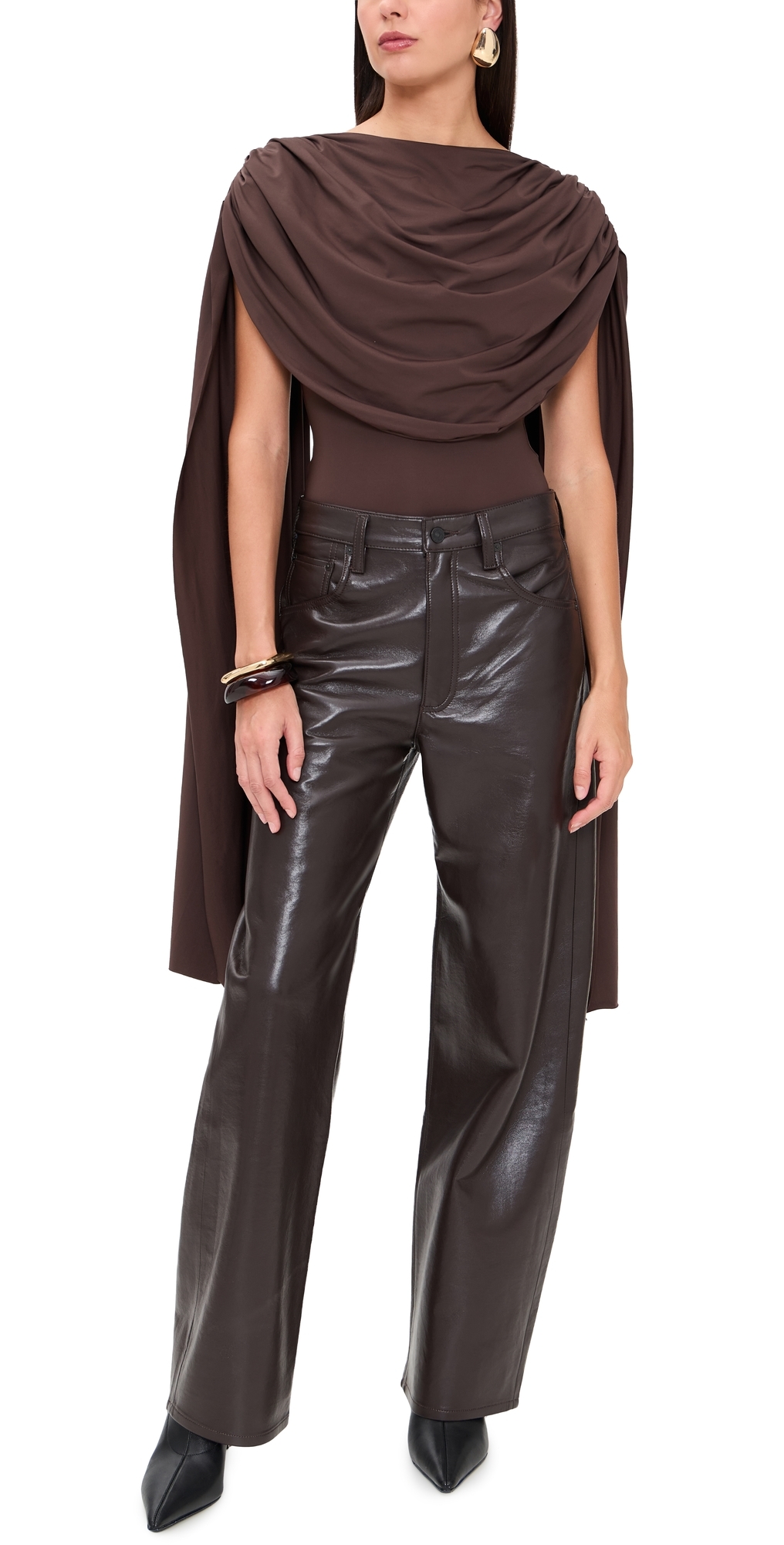 Maygel Coronel Burano Bodysuit Brown In Brown