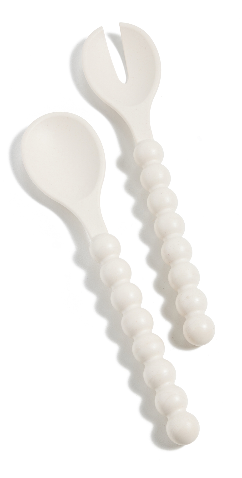 Maison Balzac Cloud Serving Spoons Ivory In Ivory