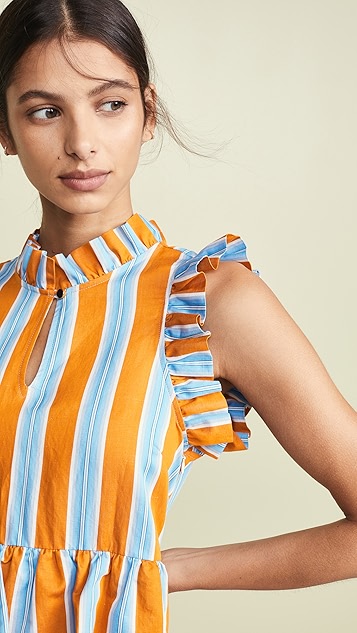 mds stripes soiree dress