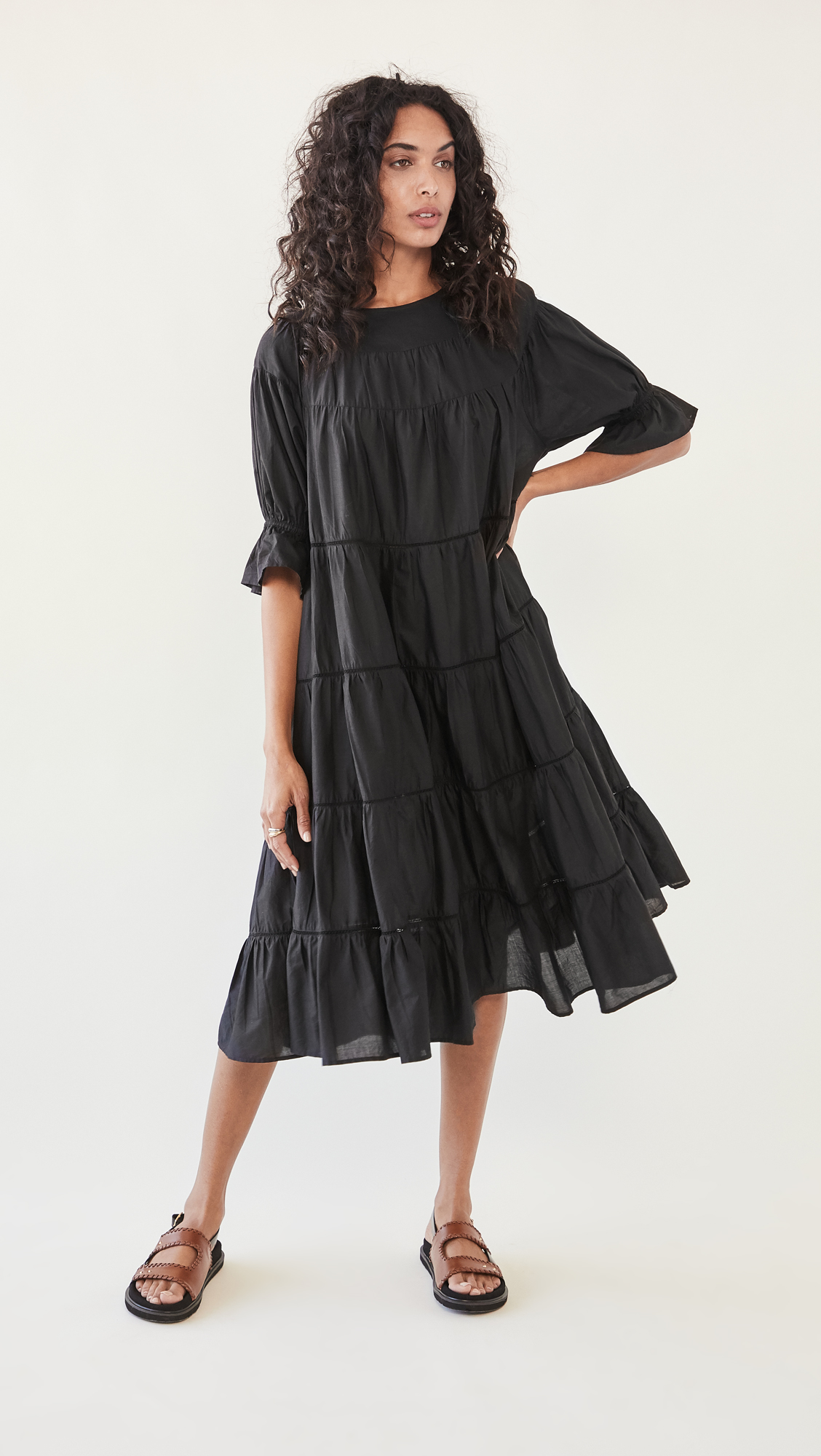 【Merlette】PARADIS DRESS Merlette Paradis Dress in Navy