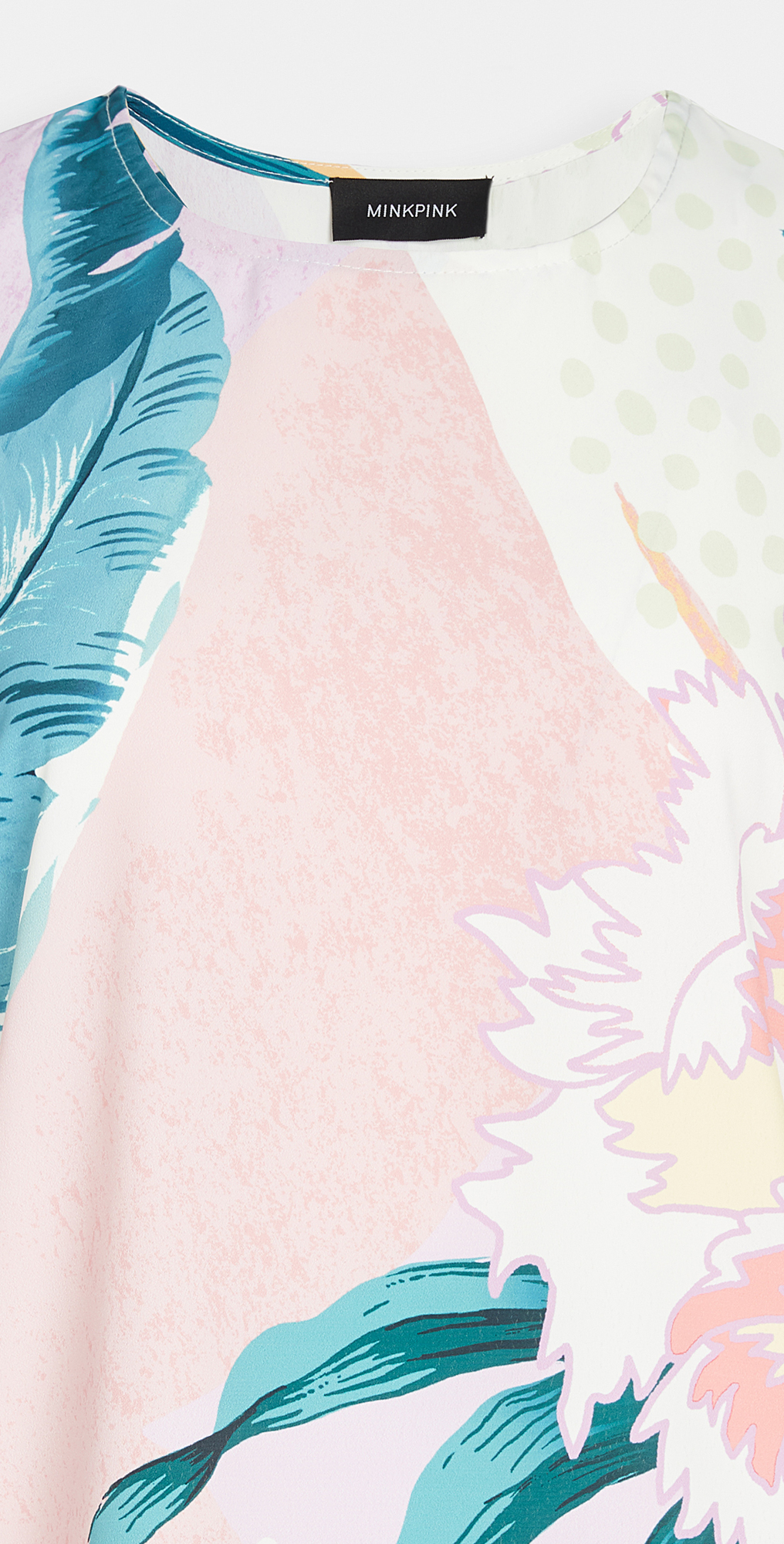 Minkpink abstract foliage tee dress Clearance