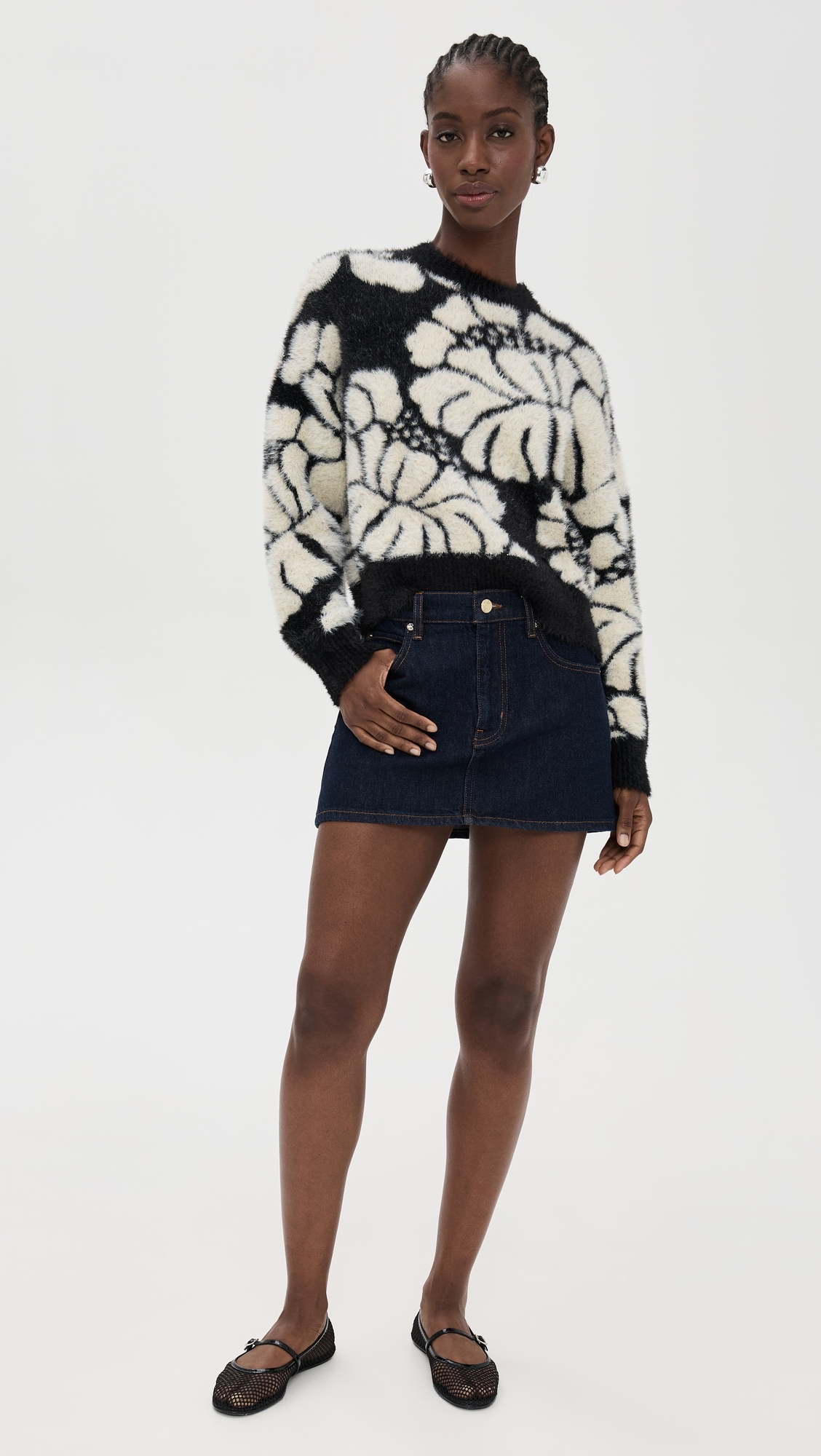 MINKPINK Eden Intarzia Knit Sweater thumbnail