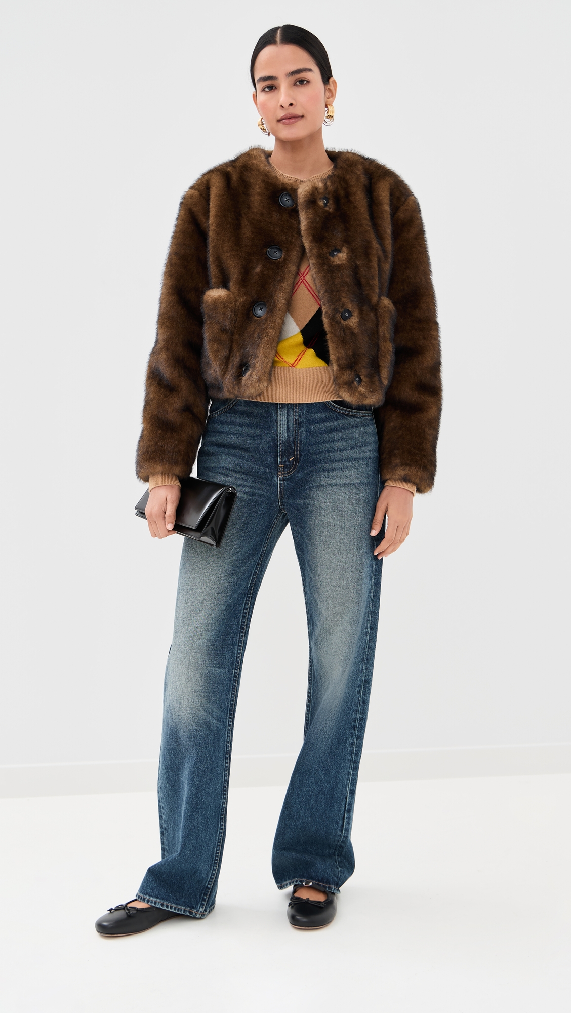 Marc Jacobs Teddy Cropped Jacket thumbnail