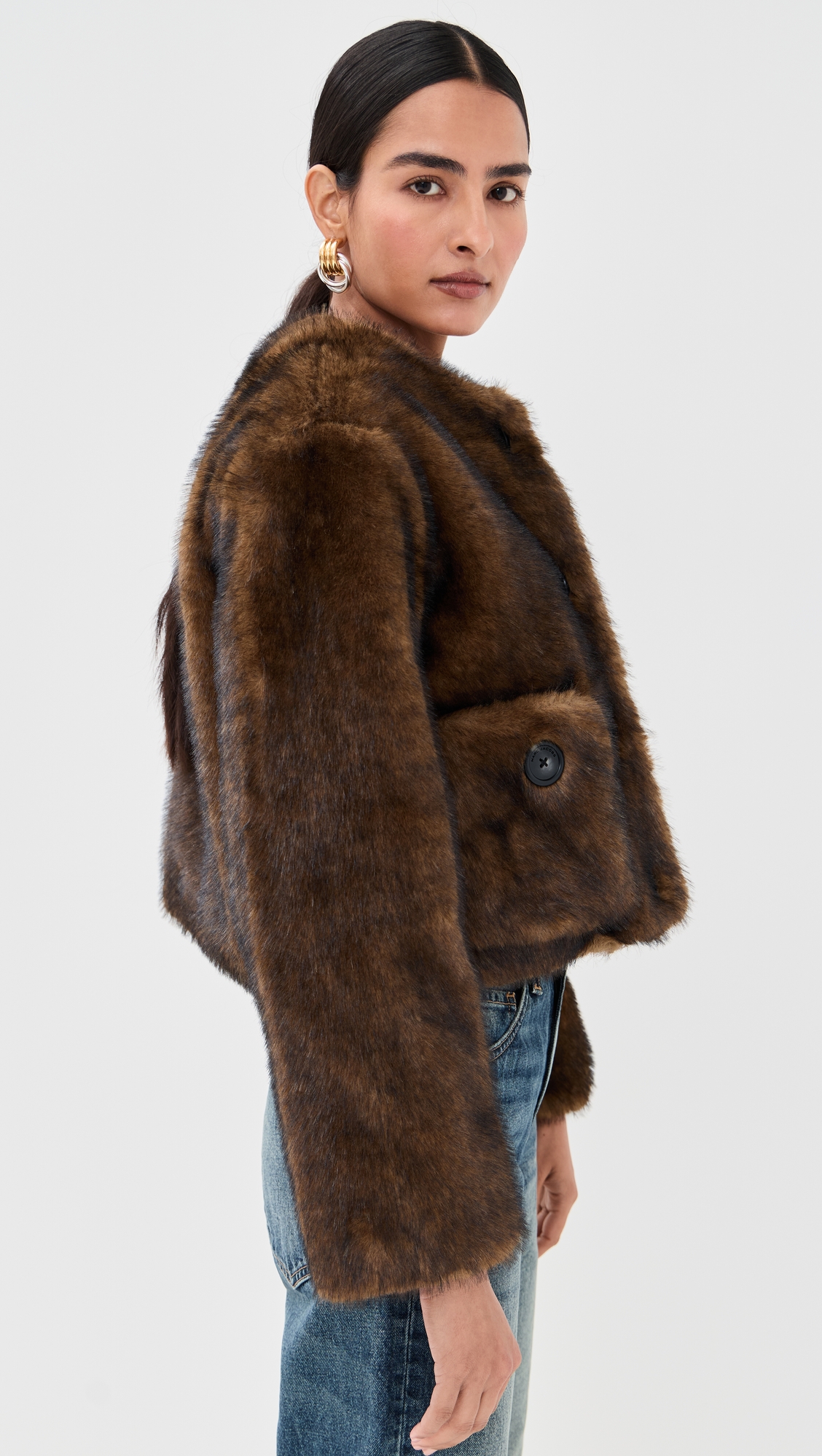 Marc Jacobs Teddy Cropped Jacket thumbnail