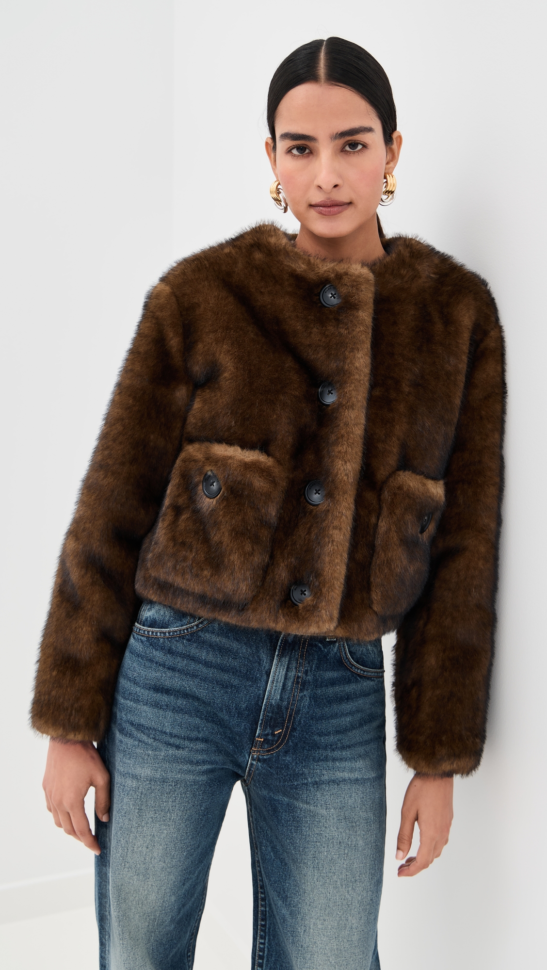 Marc Jacobs Teddy Cropped Jacket