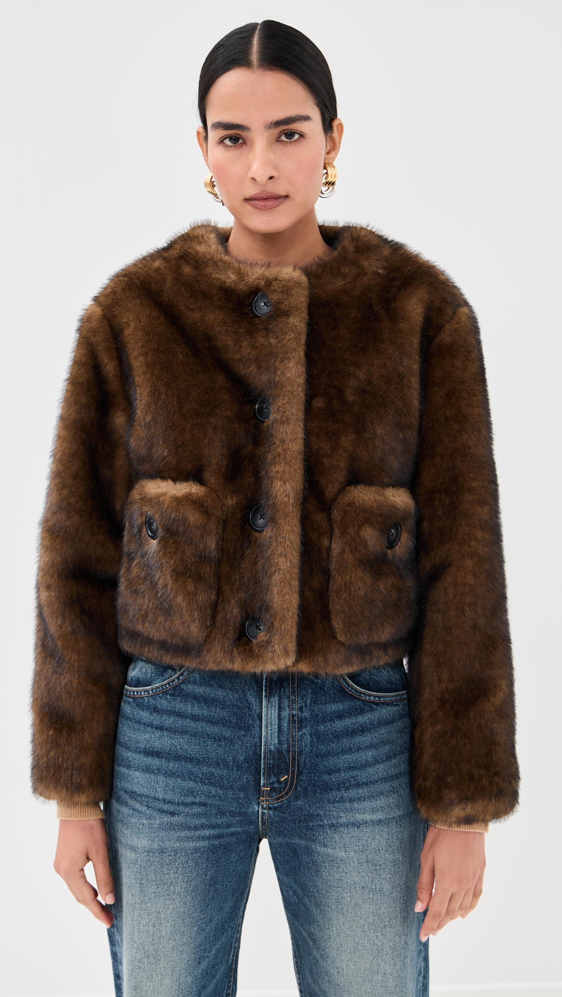 Marc Jacobs Teddy Cropped Jacket thumbnail