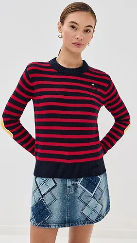 Marc Jacobs Joy Striped Crewneck
