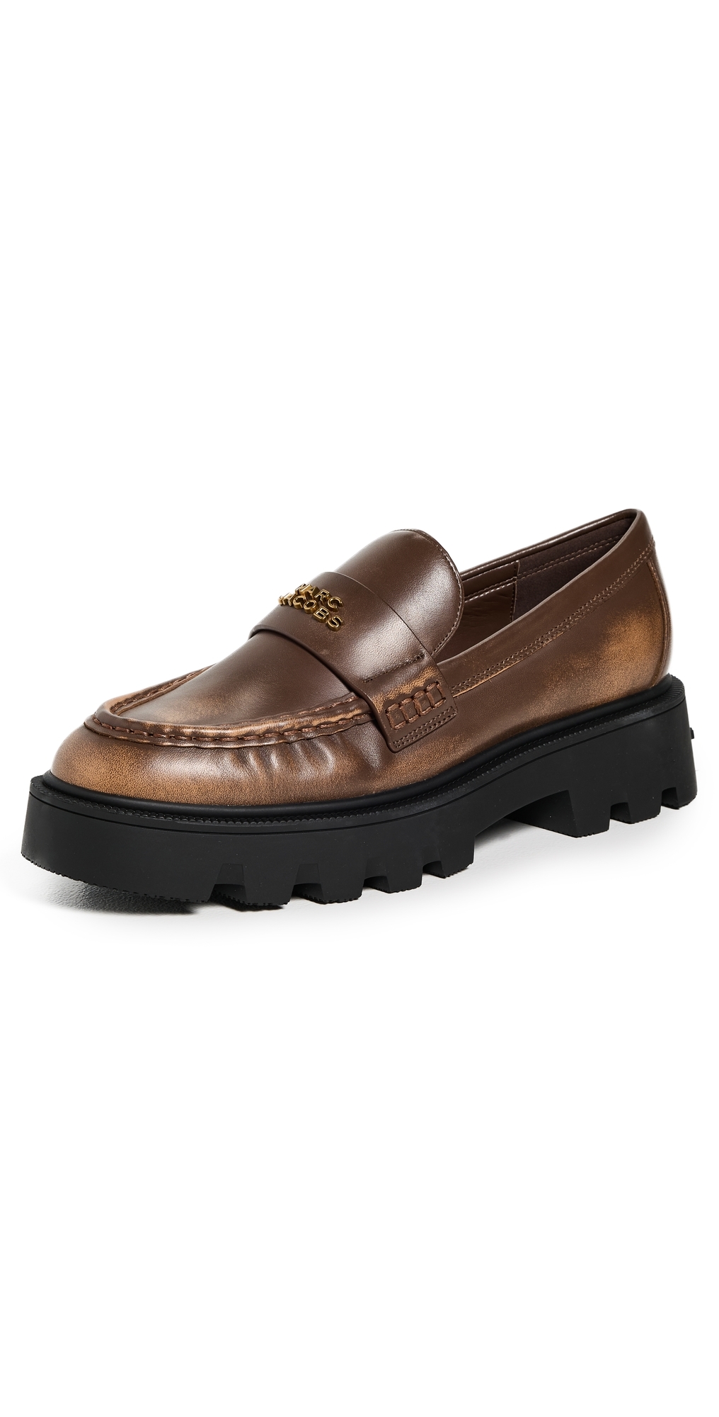 Marc Jacobs The Frankie Platform Loafer In Black