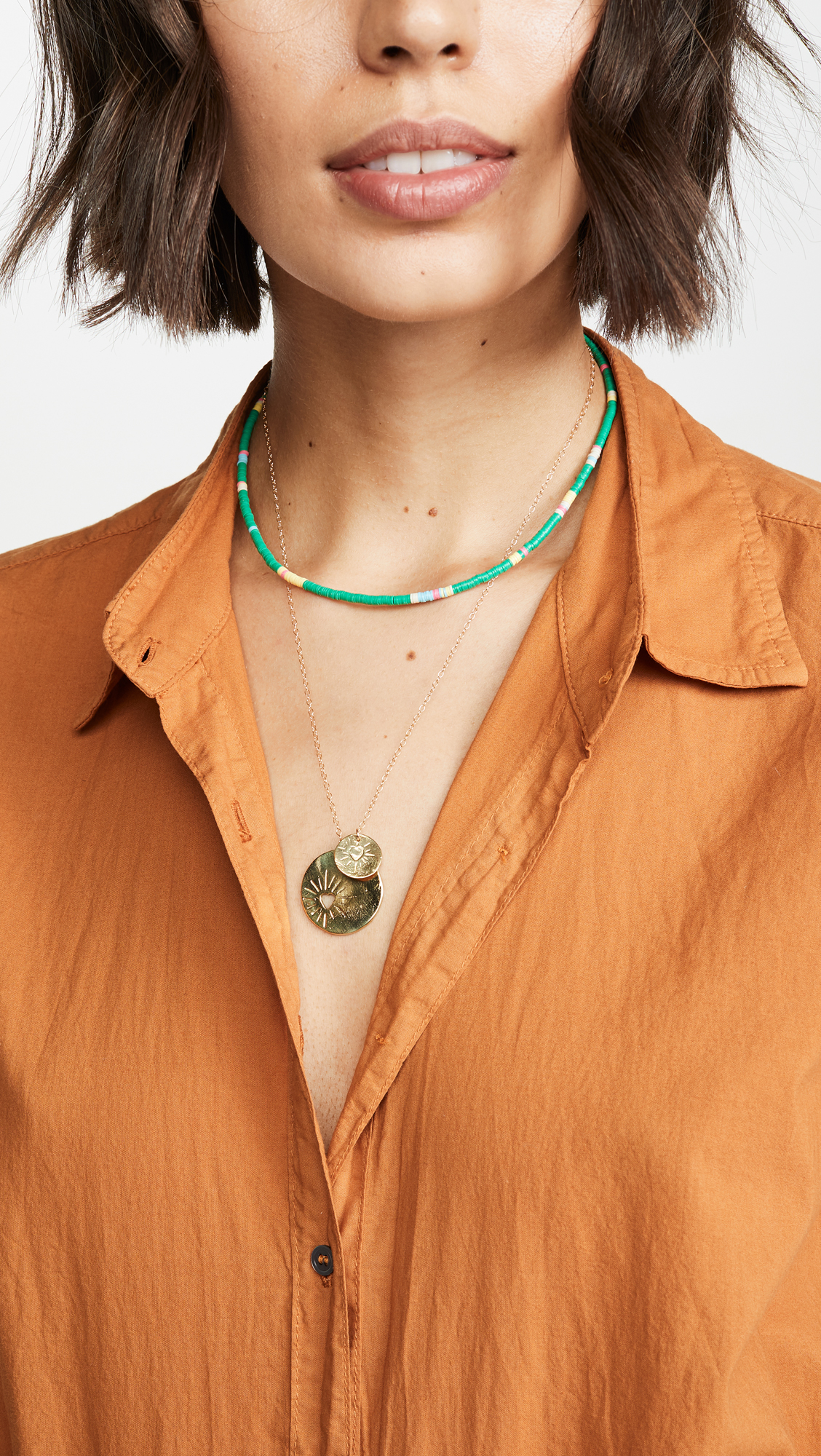 Maison Monik 双心形项链