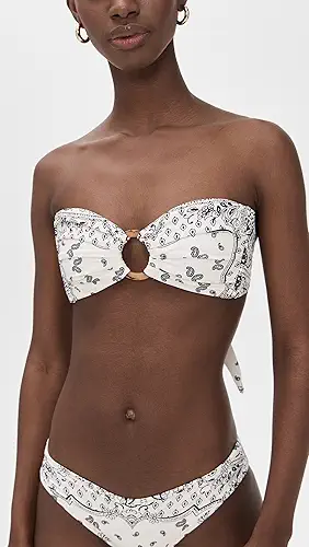 Montce Ivy Bandana Tori Ties Bandeau Bikini Top