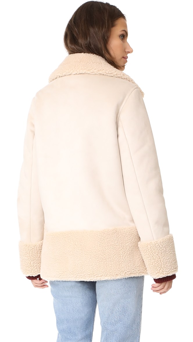 mother denim sherpa jacket