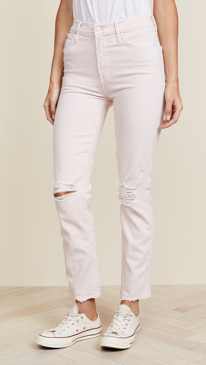 mother high waisted rascal ankle