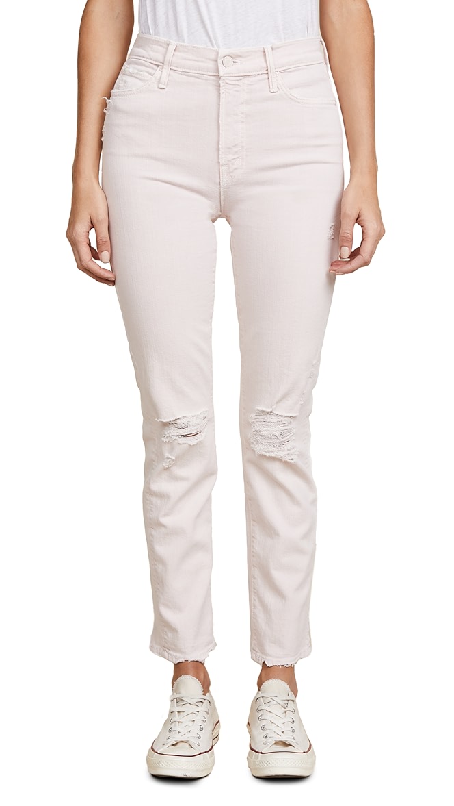 mother high waisted rascal ankle