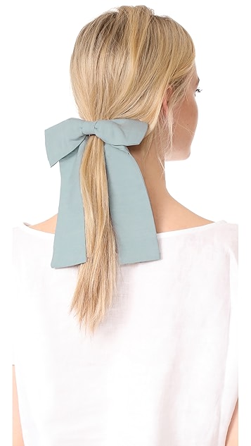 Namjosh Chambray Bow Hair Tie Shopbop