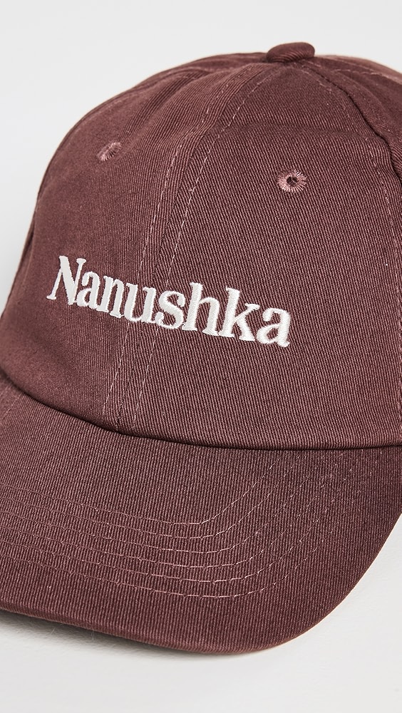 NANUSHKA/ナヌーシュカ】 VAL CAP Val - Logo Baseball Cap - Black – Nanushka