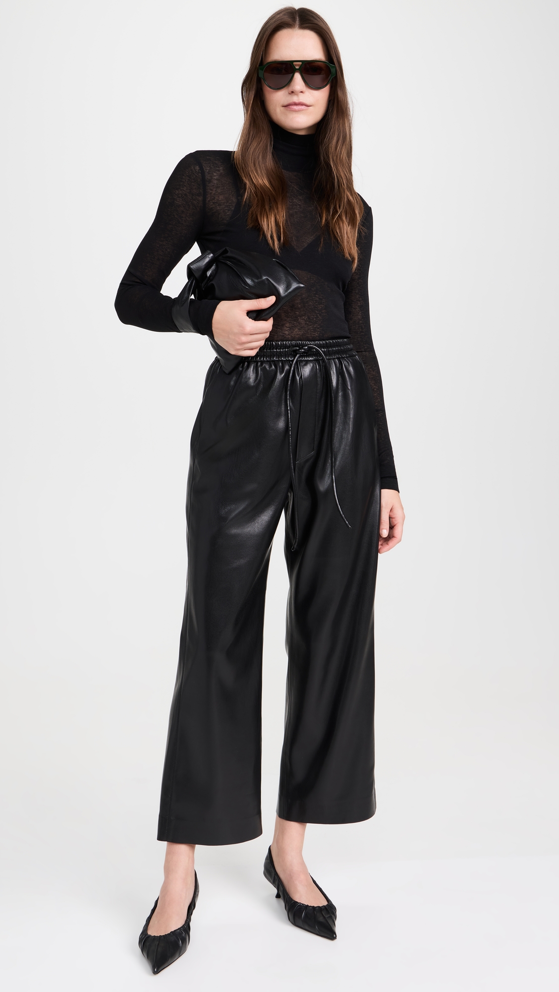 Nanushka Odessa Faux Leather Pants thumbnail