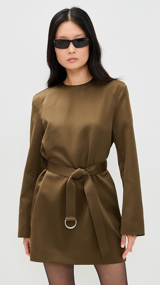 GANNI Woollen Check Mini Dress | Shopbop