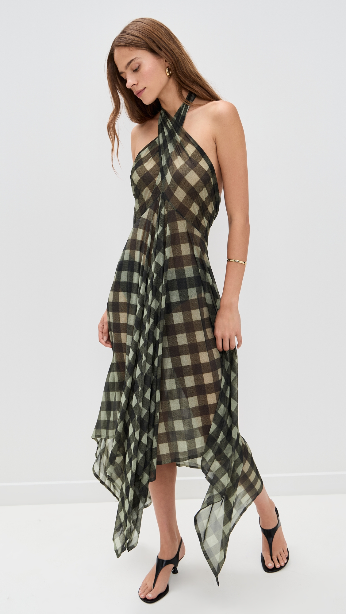 Norma Kamali Convertible Midcalf Dress