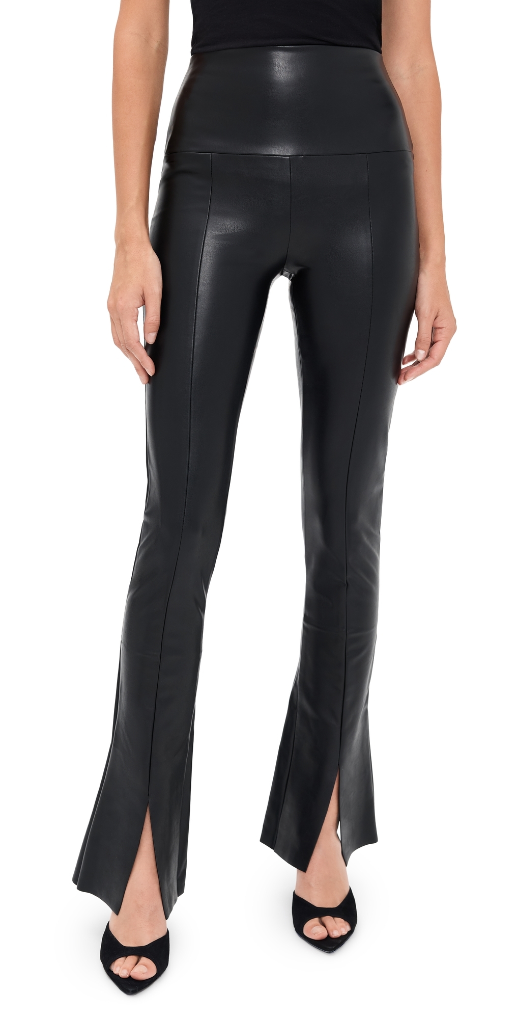 Norma Kamali Spat Leggings Black In Black
