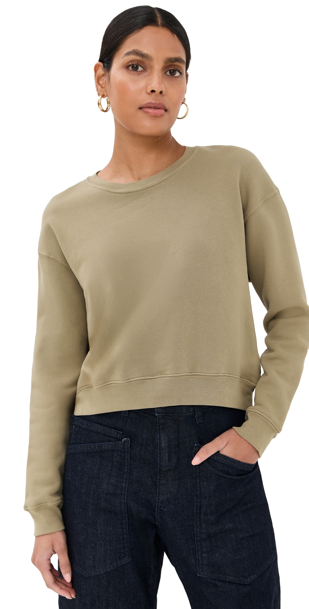 Nili Lotan Gortana Sweatshirt Desert Taupe In Brown