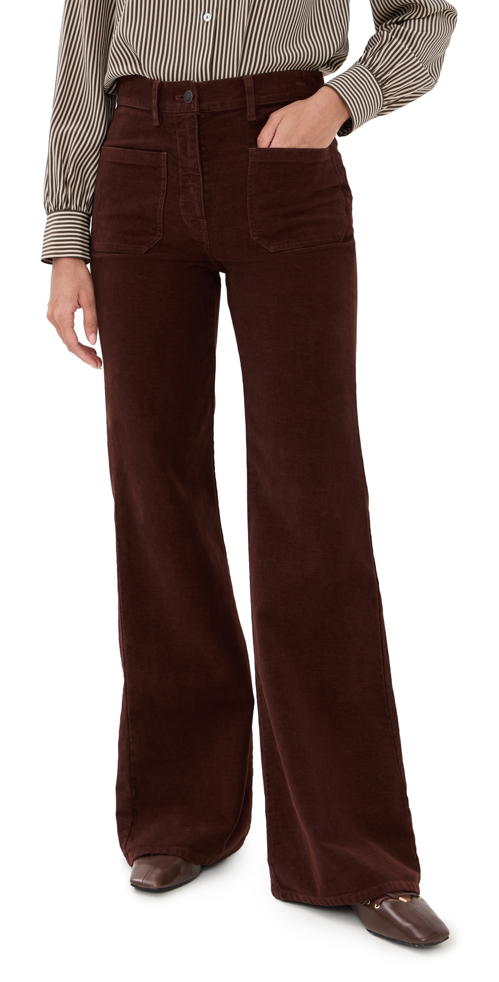 Nili Lotan Florence Pants Cabernet In Burgundy
