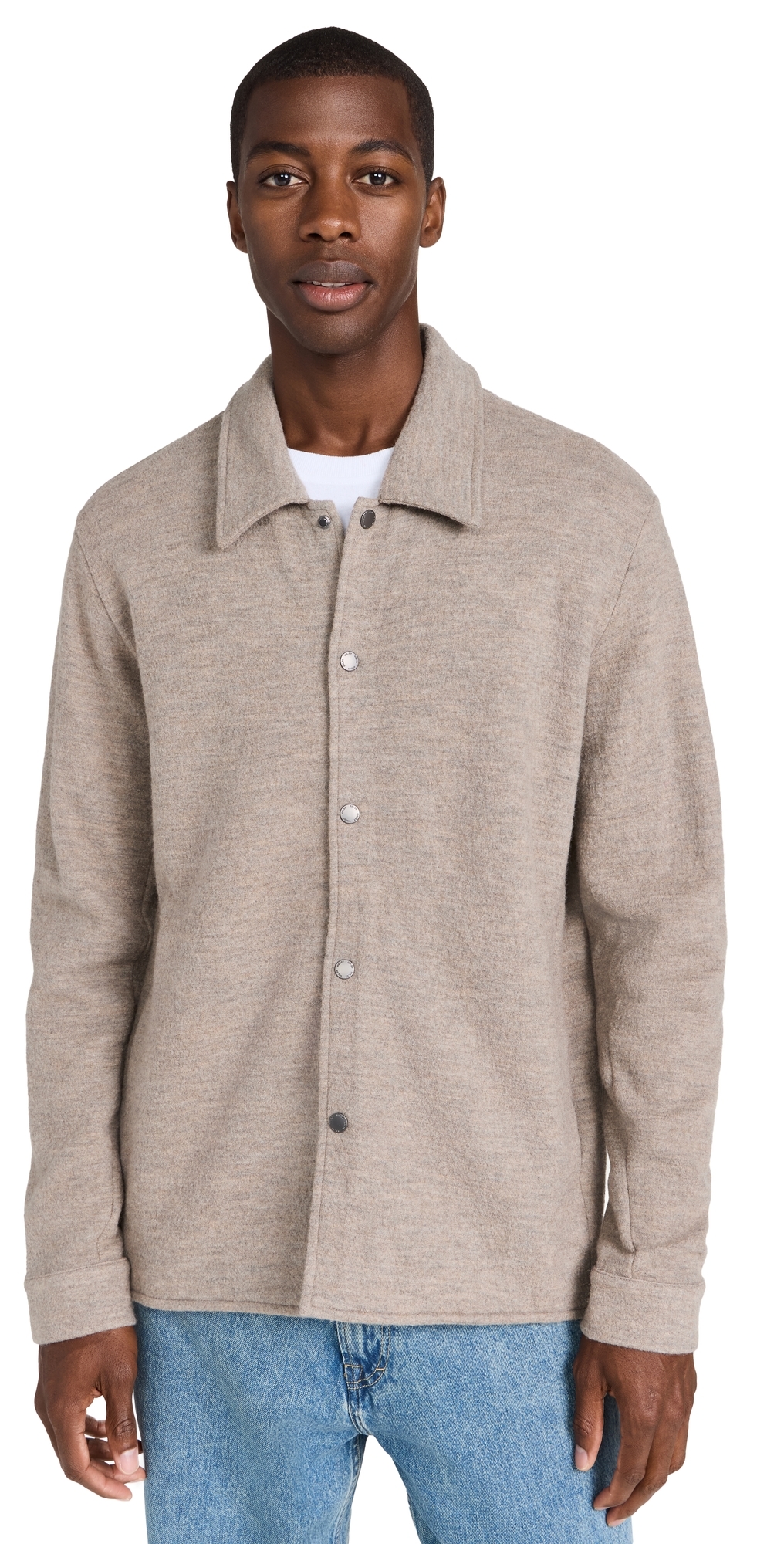 Nn07 Blaze Boiled Wool Jacket Khaki Beige In Khaki Beige