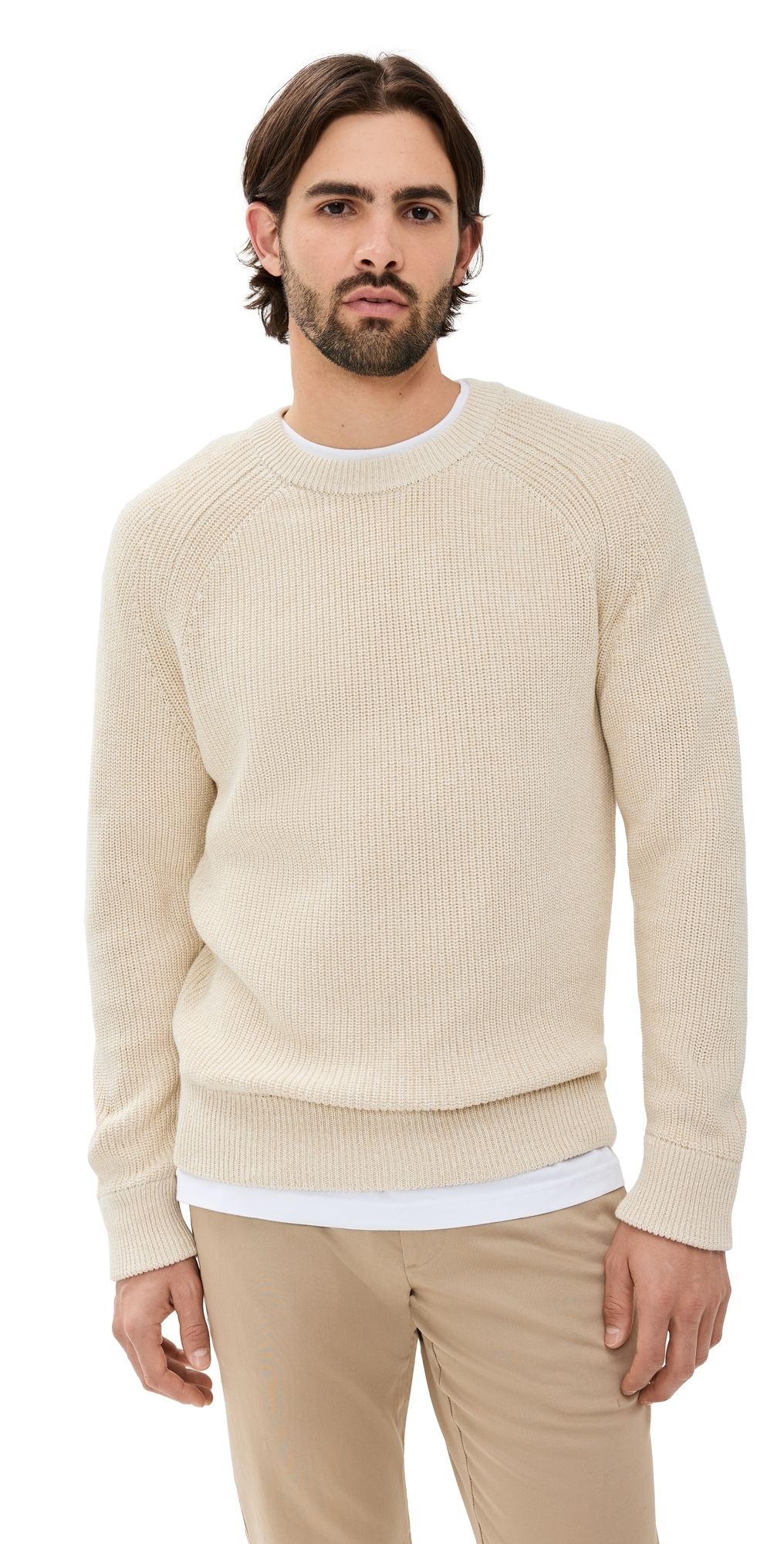 Nn07 Jacobo Cotton Sweater Ivory In Ivory