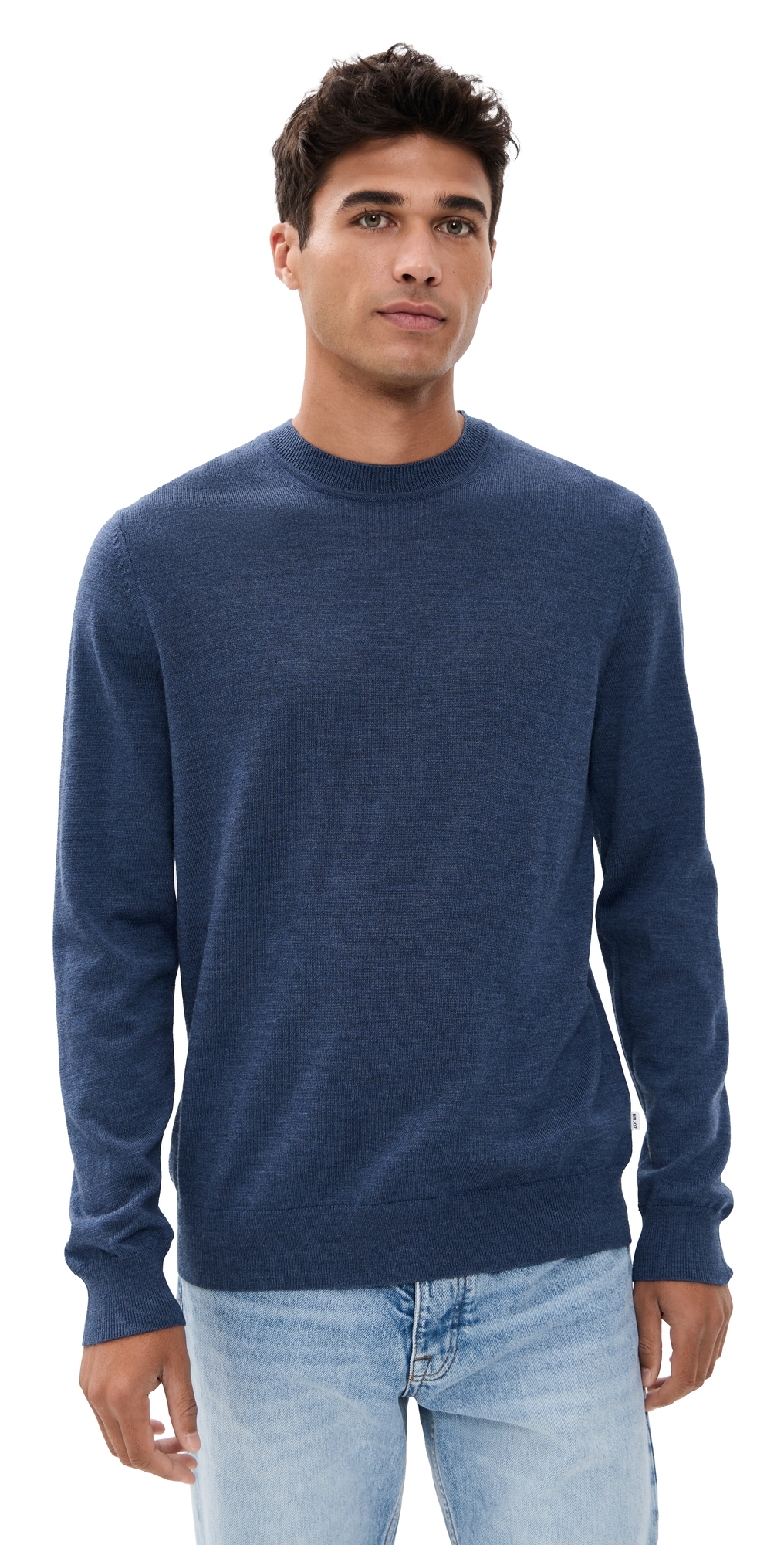 Nn07 Ted Soft Wool Sweater Bering Sea In Blue