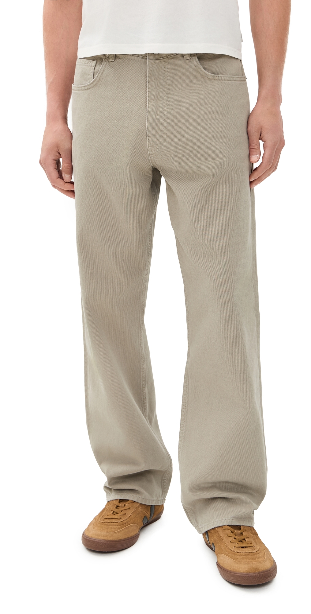 Norse Projects Mogens Relaxed 5 Pocket Heavy Twill Pants Clay In Brown
