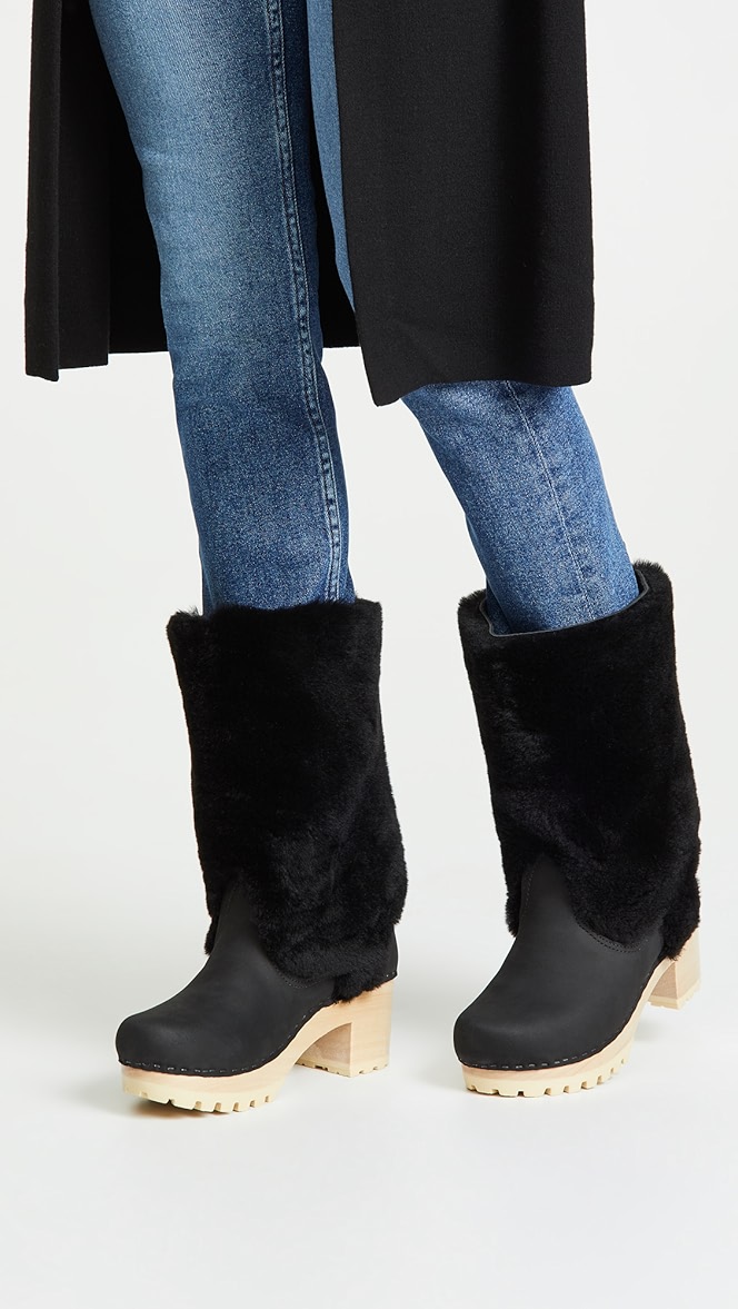 no 6 alpha shearling boot