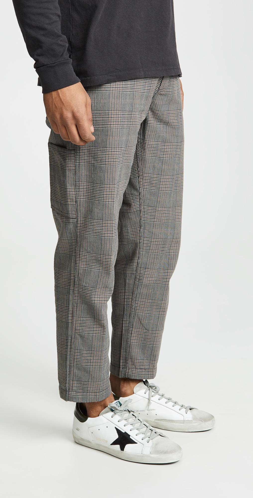 obey straggler plaid carpenter pant