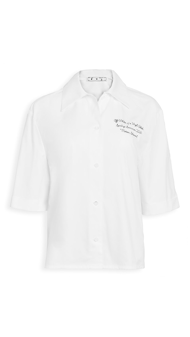 Off white bowling shirt clearance
