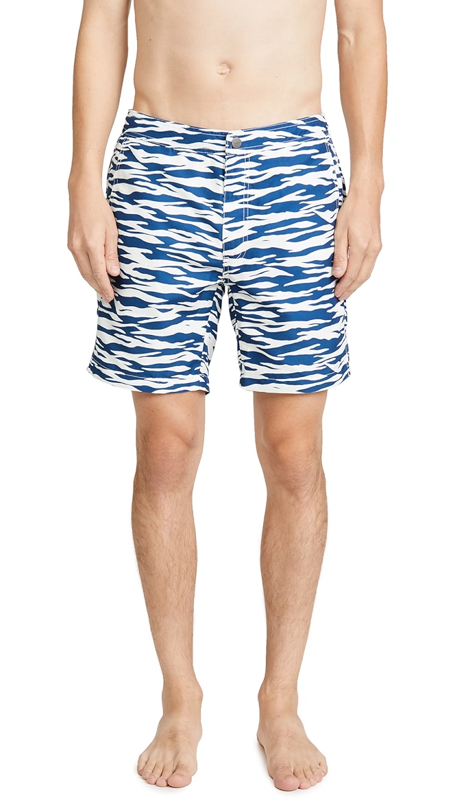 Onia elastic calder 7.5 swim trunks Clearance