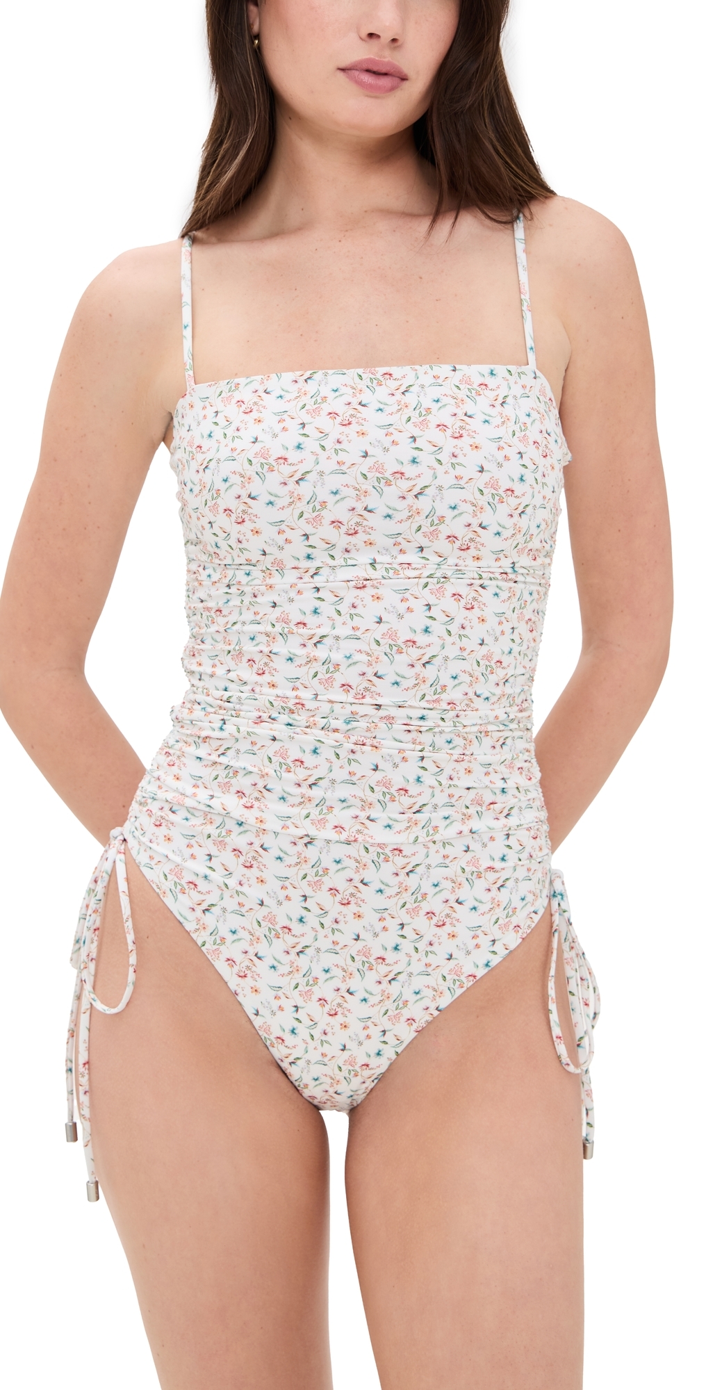 Onia Allegra One Piece In White Multi