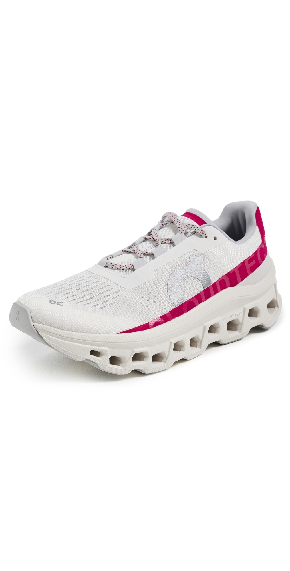 On Cloudmster Sneakers Ivory/grenadine In Multi