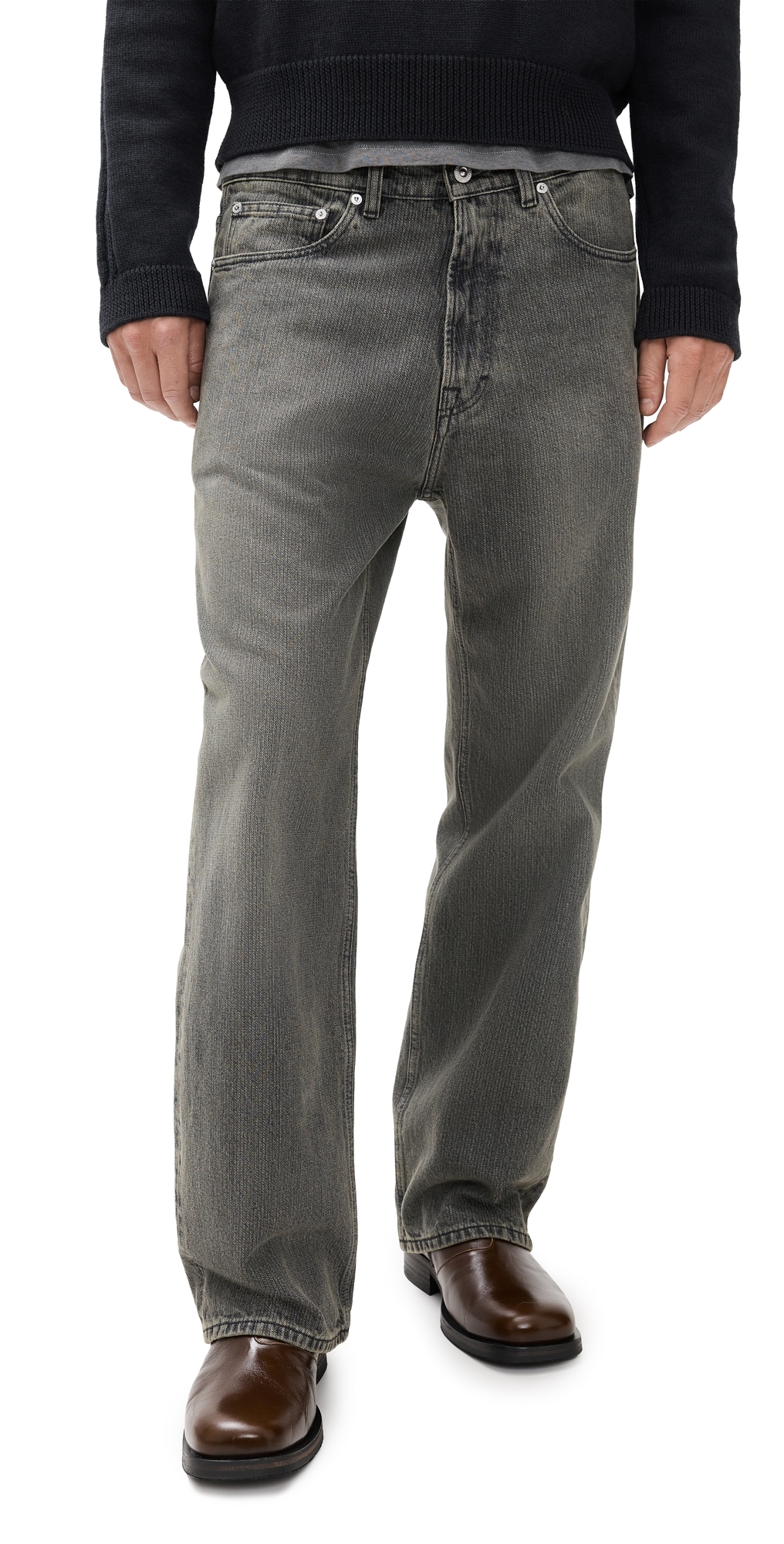 Our Legacy Third Cut Pants Ash Dust Chain Twill In Gray