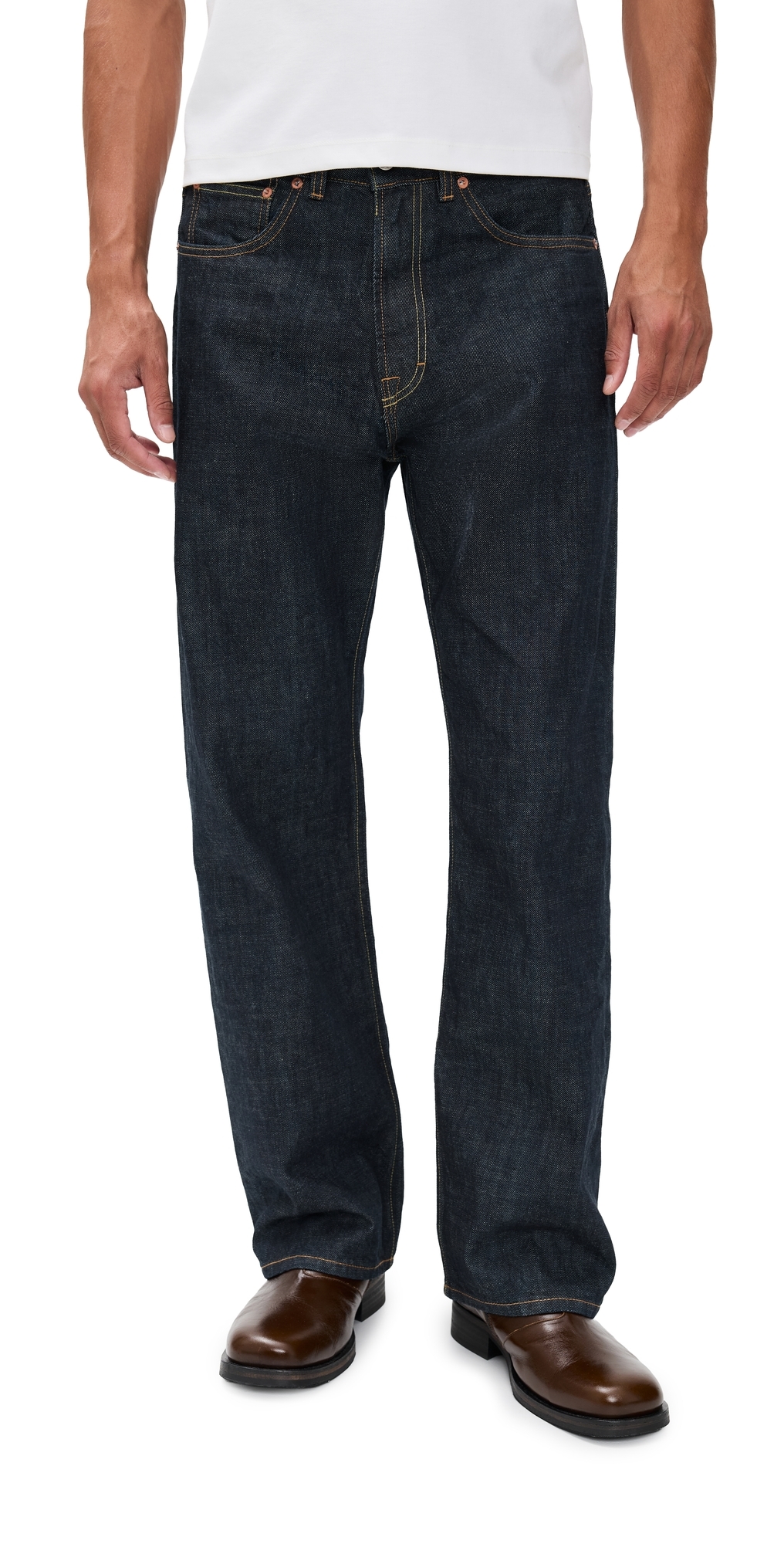 Our Legacy Third Cut Jeans Blue Selvedge In Black