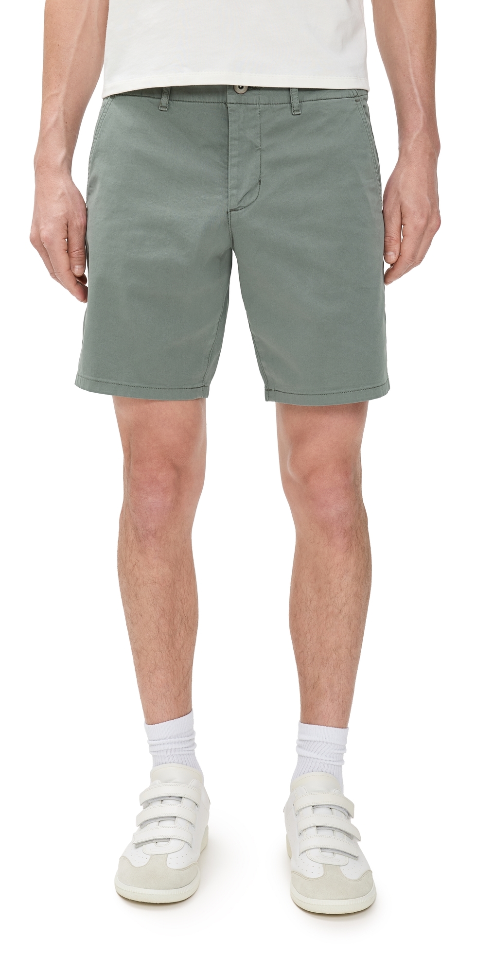 Paige Phillips Stretch Sateen Shorts 8.25 Bonsai