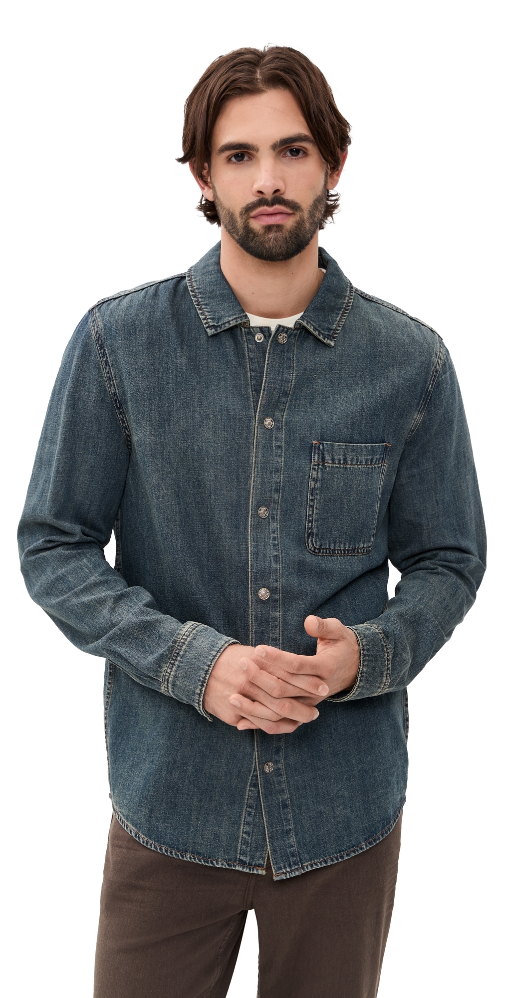 Paige Darindo Shirt Abaron In Gray