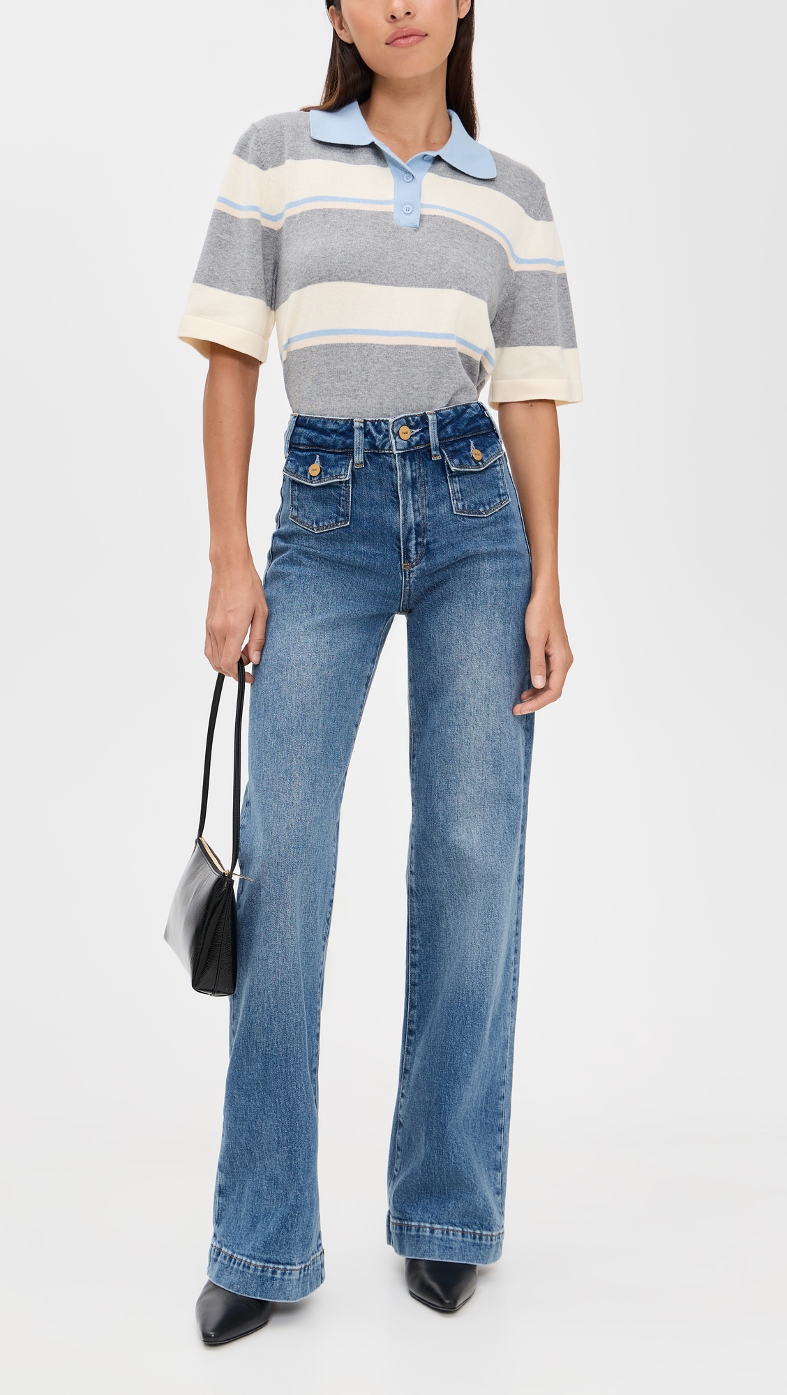 PAIGE Leenah Jeans with Mini Patch Pockets thumbnail
