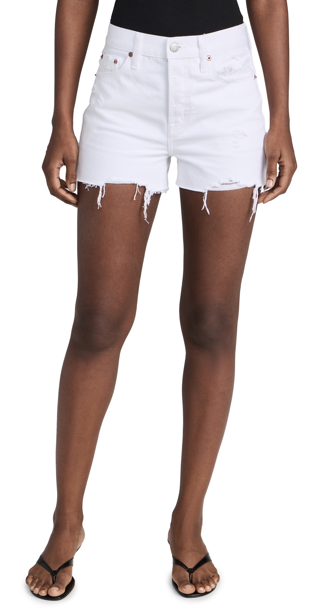 Pistola Denim Nova Shorts White Vintage In White Vintage