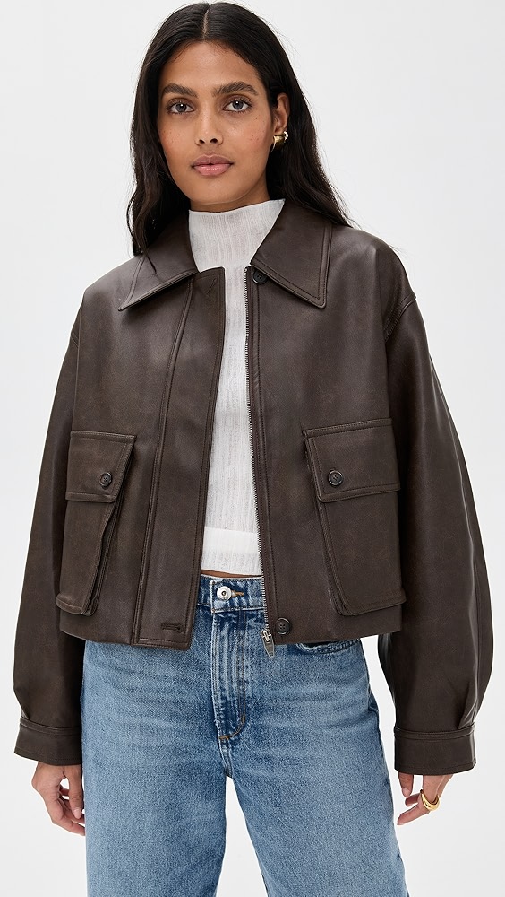 最安値　LEINWANDE Mama's Faux-fur Jacket 専用】leinwande mama's faux fur jackt 最安値 LEINWANDE
