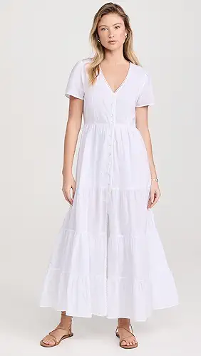 Playa Lucila Button Maxi Dress