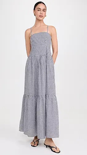 Playa Lucila Square Neck Maxi Dress