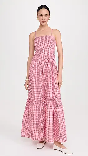 Playa Lucila Square Neck Maxi Dress