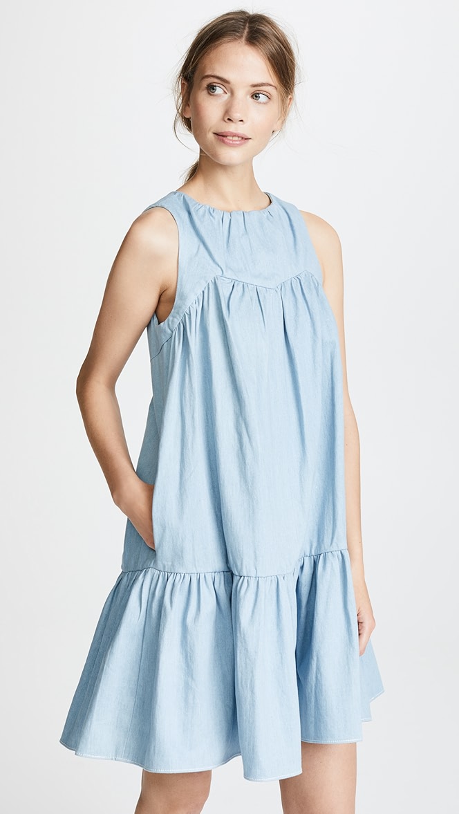 paper london denim dress