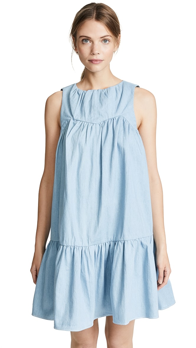 paper london denim dress