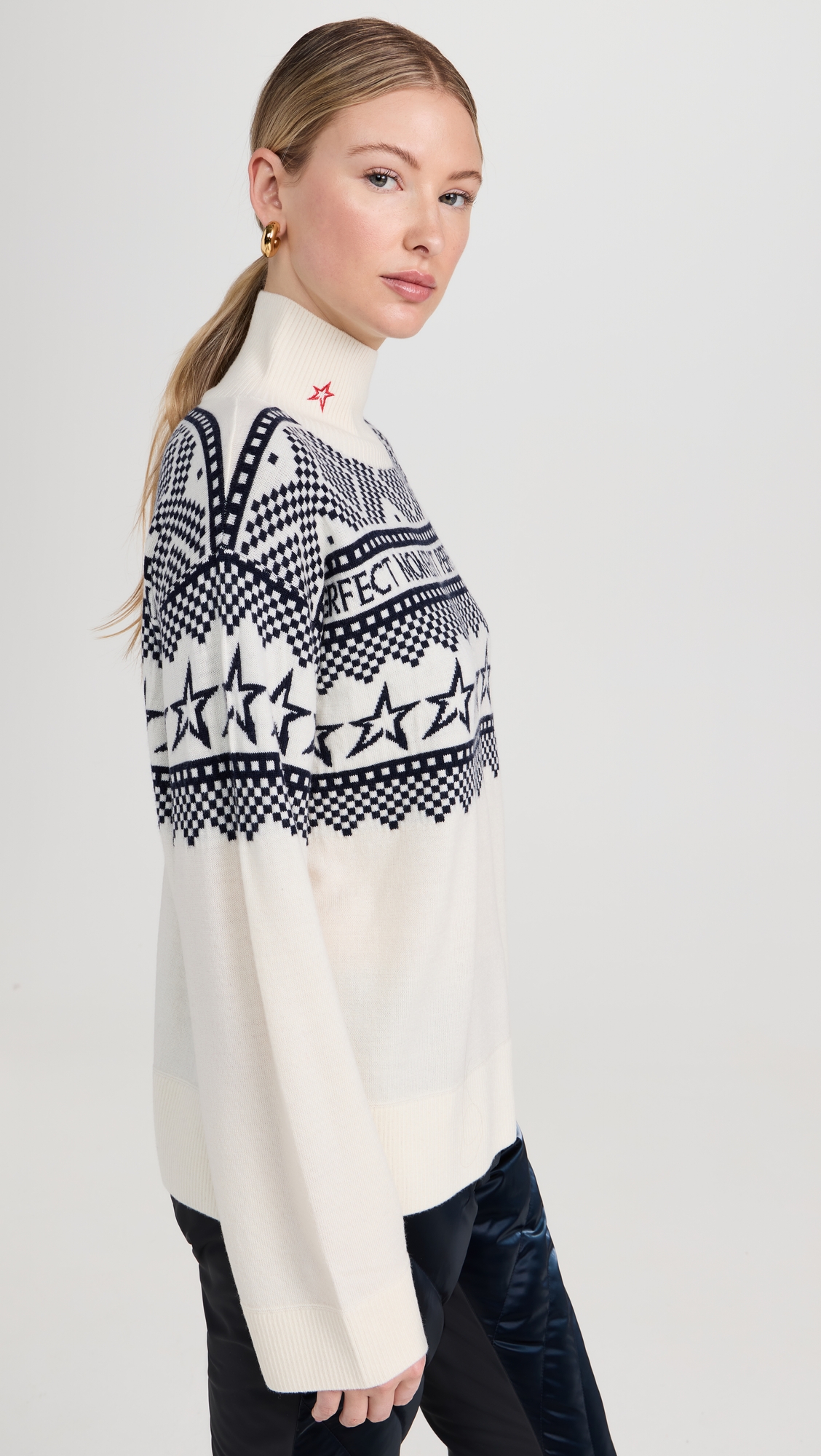PERFECT MOMENT Holiday Roll Neck Pullover thumbnail