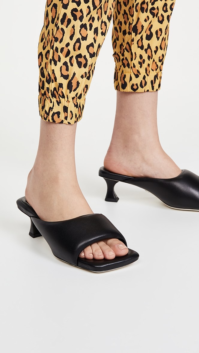 Square toe slide sandals clearance