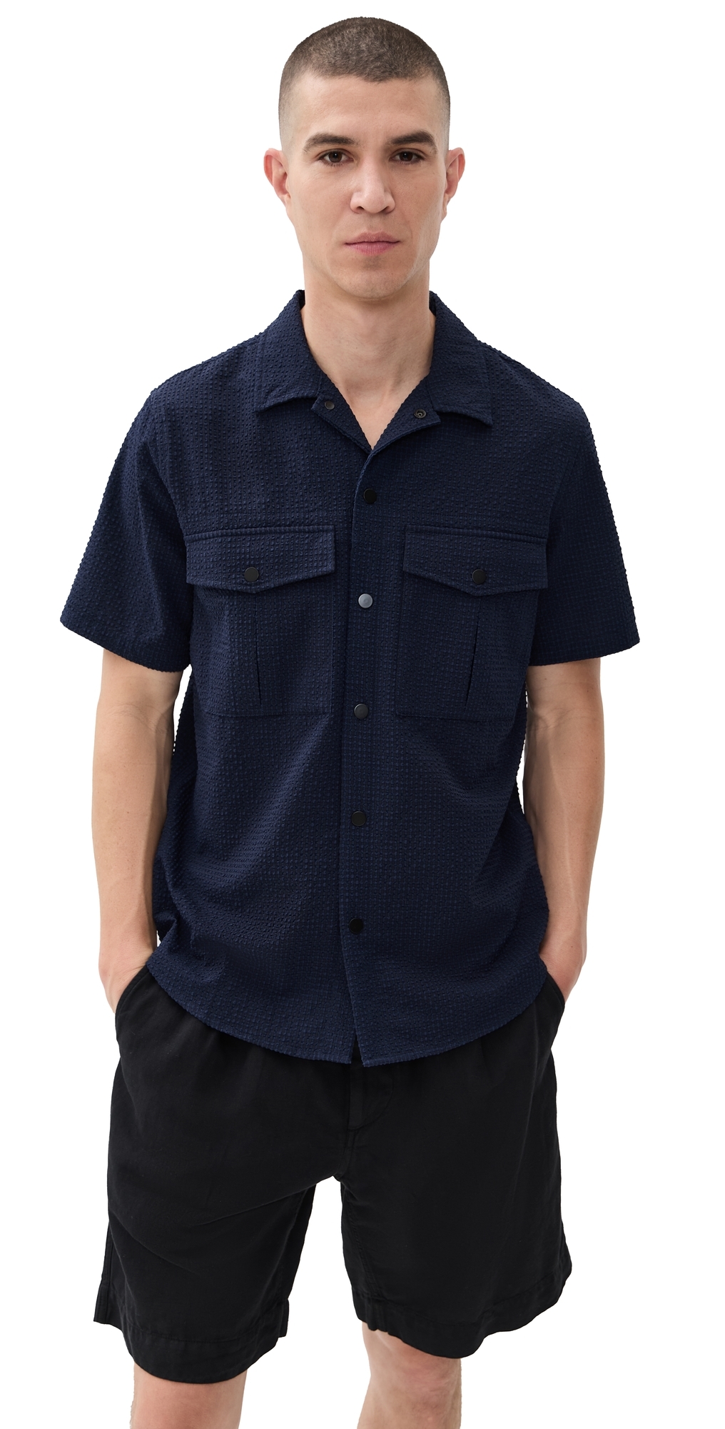 Ps By Paul Smith Casual Fit Shirt Dark Navy In Blue